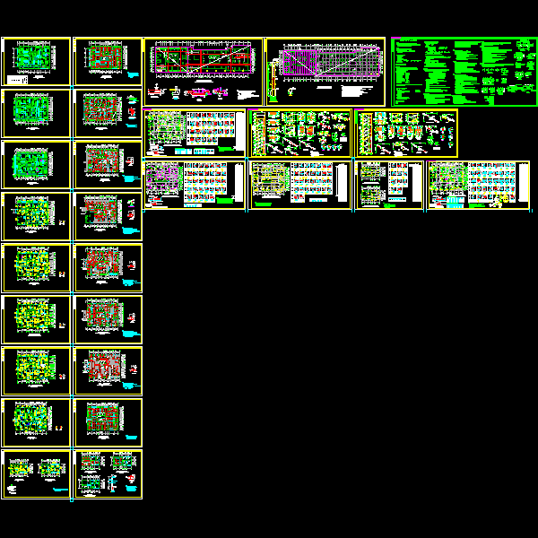 住宅结构CAD施工图纸(dwg)(桩基础)