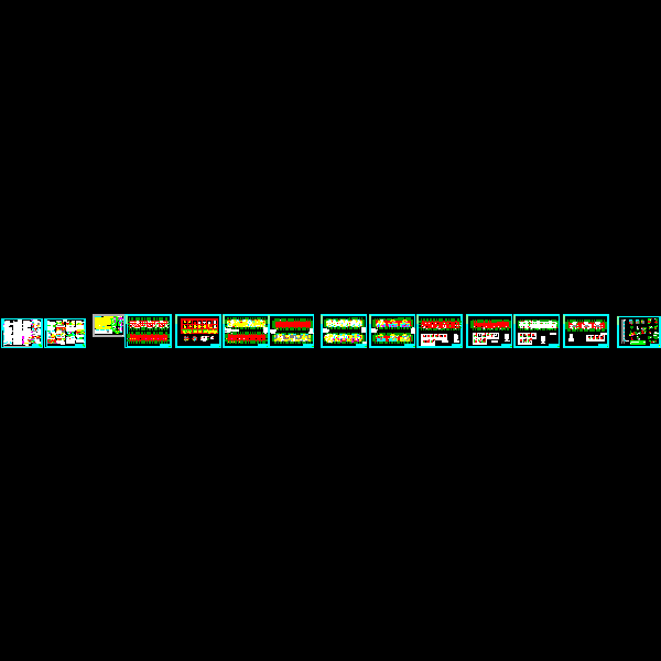 12层框架剪力墙结构住宅楼结构CAD施工图纸(dwg)(乙级桩基础)