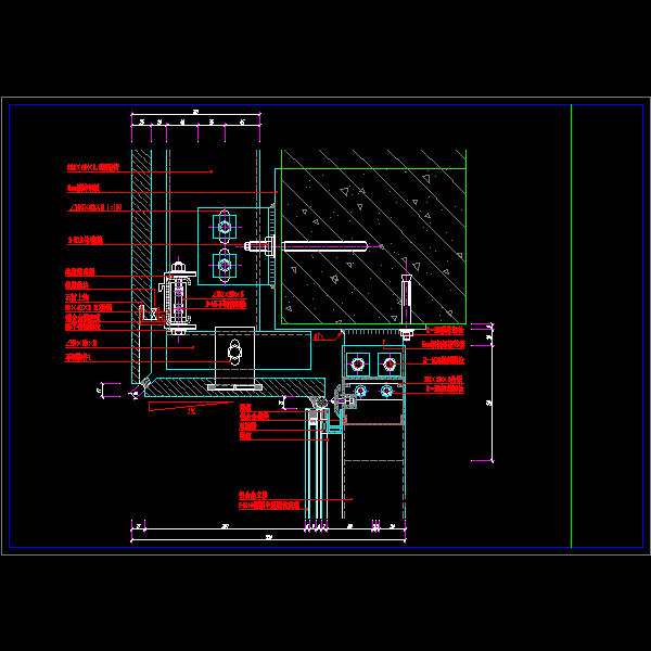 玻璃幕墙2节点图6.dwg