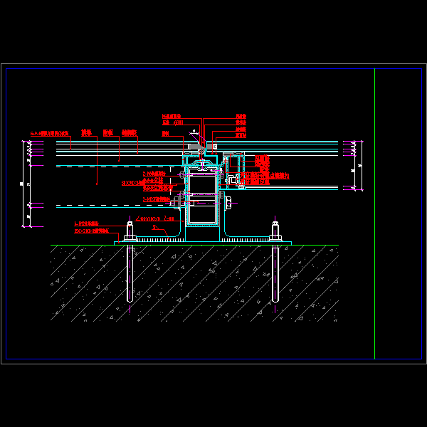 玻璃幕墙1节点图1.dwg