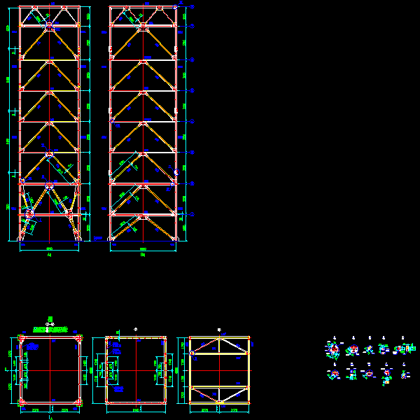 框架钢结构节点 - 1