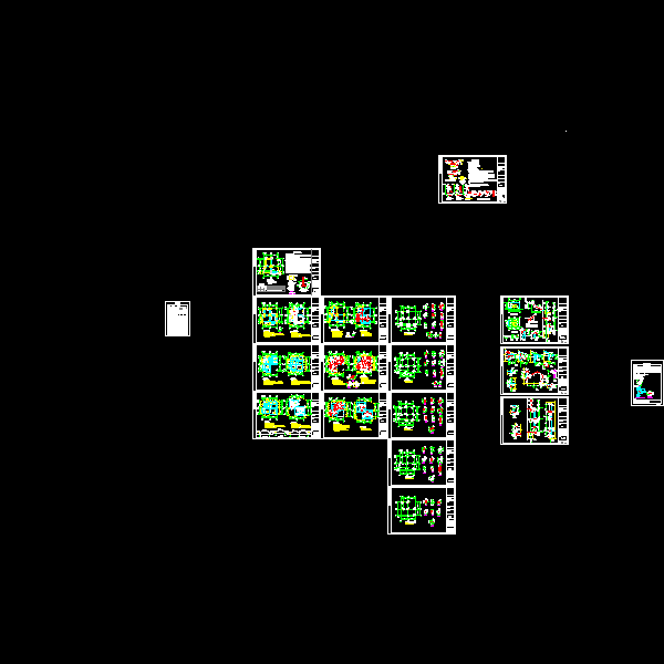 异型柱住宅结构CAD大样图(dwg)