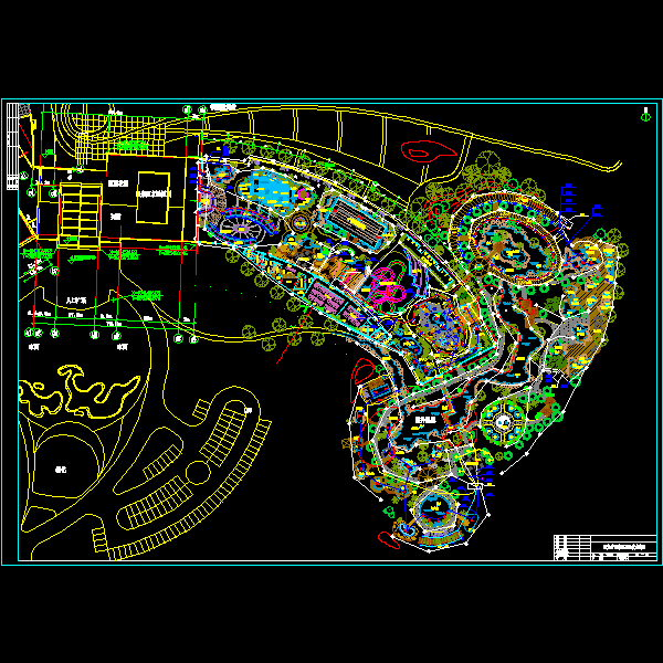 温泉区灯光照明平面图.dwg