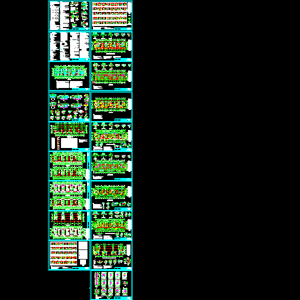 16层框支剪力墙住宅结构CAD施工图纸(dwg)(乙级桩基础)