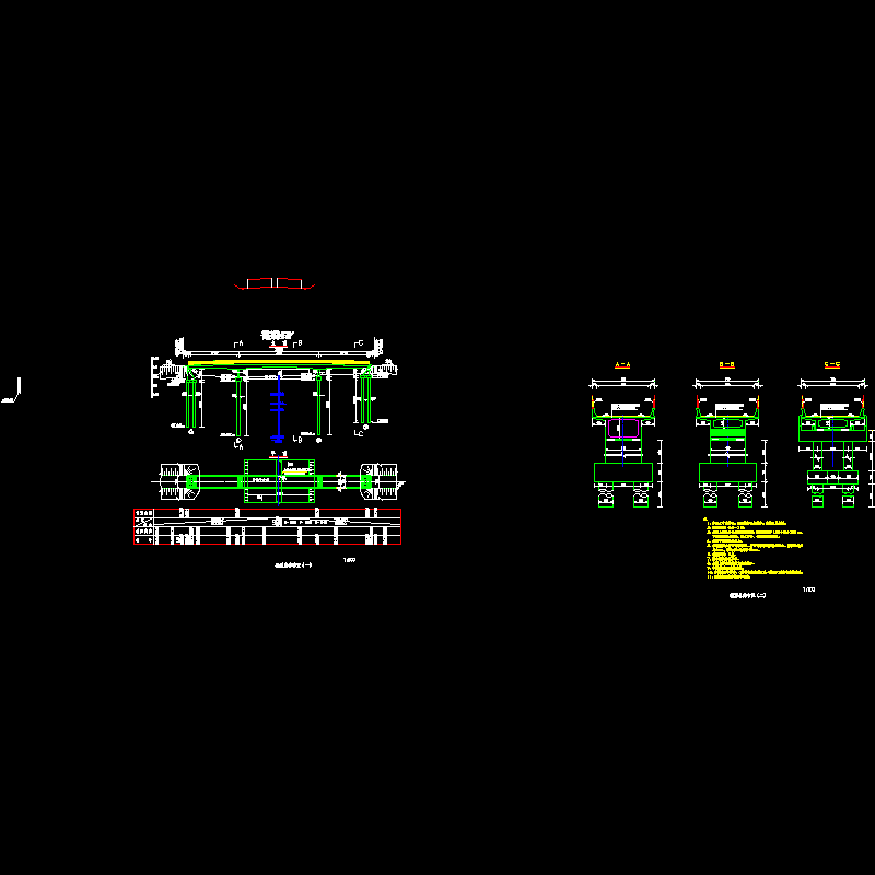 10变截面连梁桥型总体布置.dwg