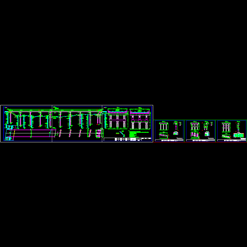 9-20m空心板桥梁设计CAD图纸(dwg)