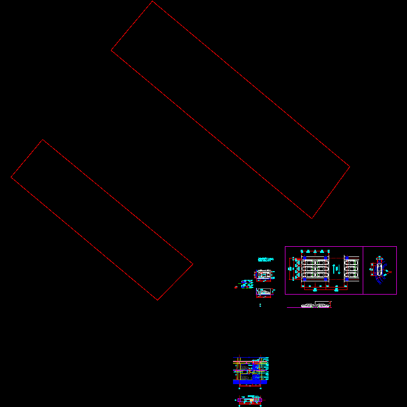 一份大厦地下车库节点CAD详图纸(dwg)