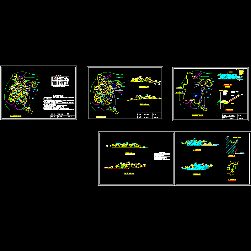 假山CAD施工图纸(dwg)