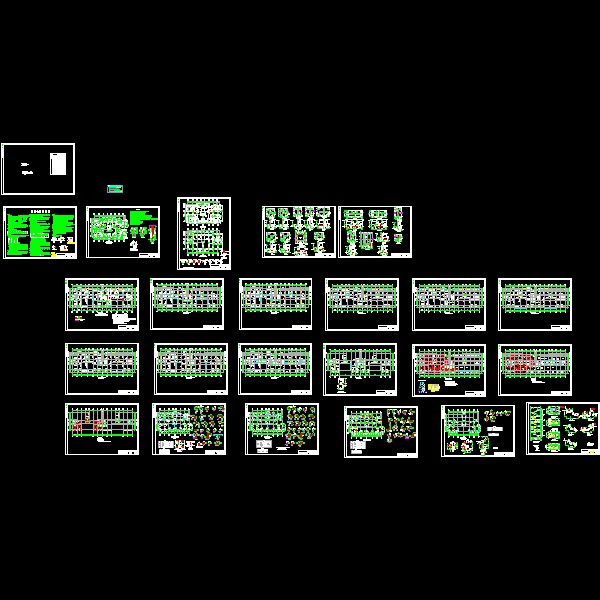10层剪力墙住宅结构CAD施工大样图(dwg)(乙级桩基础)(二级结构安全)