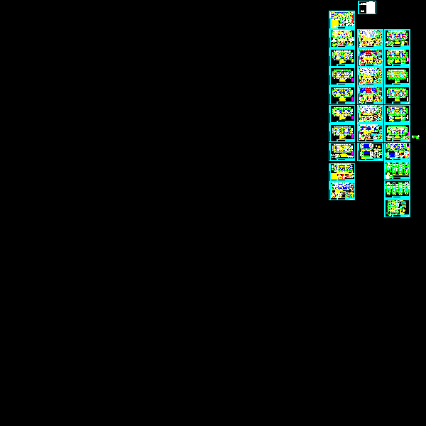 11层框剪住宅楼结构CAD施工图纸(dwg)(乙级桩基础)