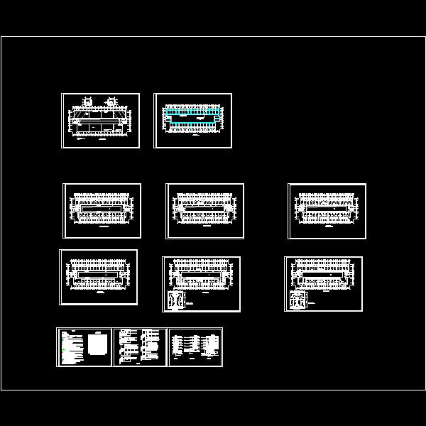 校区学生宿舍电气CAD施工图纸(dwg)