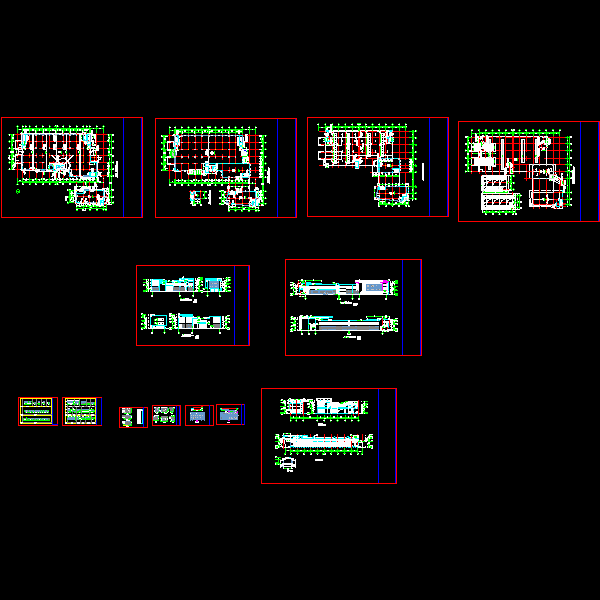 幕墙立面及分格图.dwg