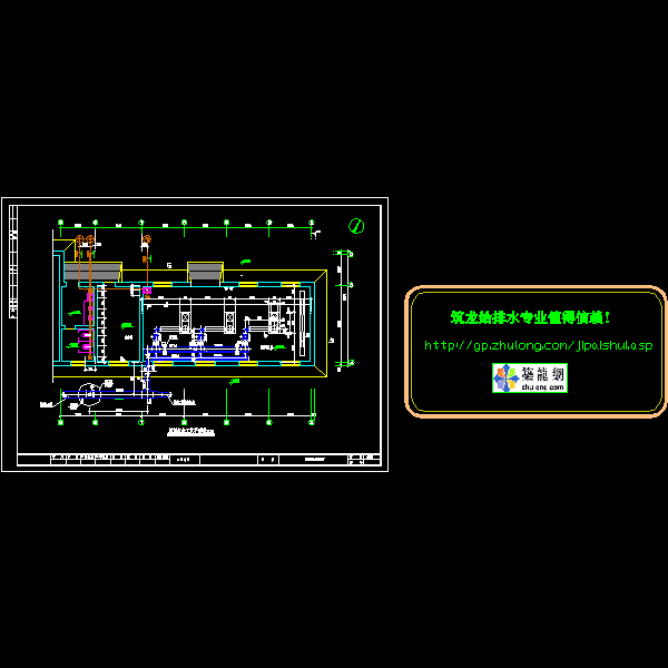 鼓风机房工艺平面图.dwg