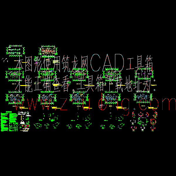 一份内框架3层砖混结构住宅楼结构CAD施工图纸