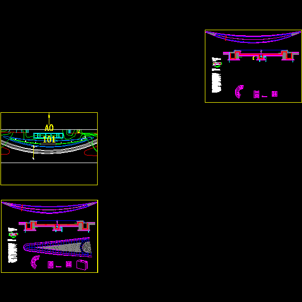喷水池节点做法CAD详图纸(平面图)(dwg)