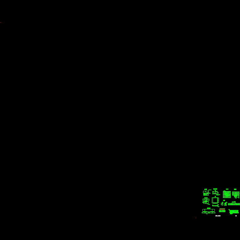 防震锚栓及支座安装大样CAD图纸(dwg)