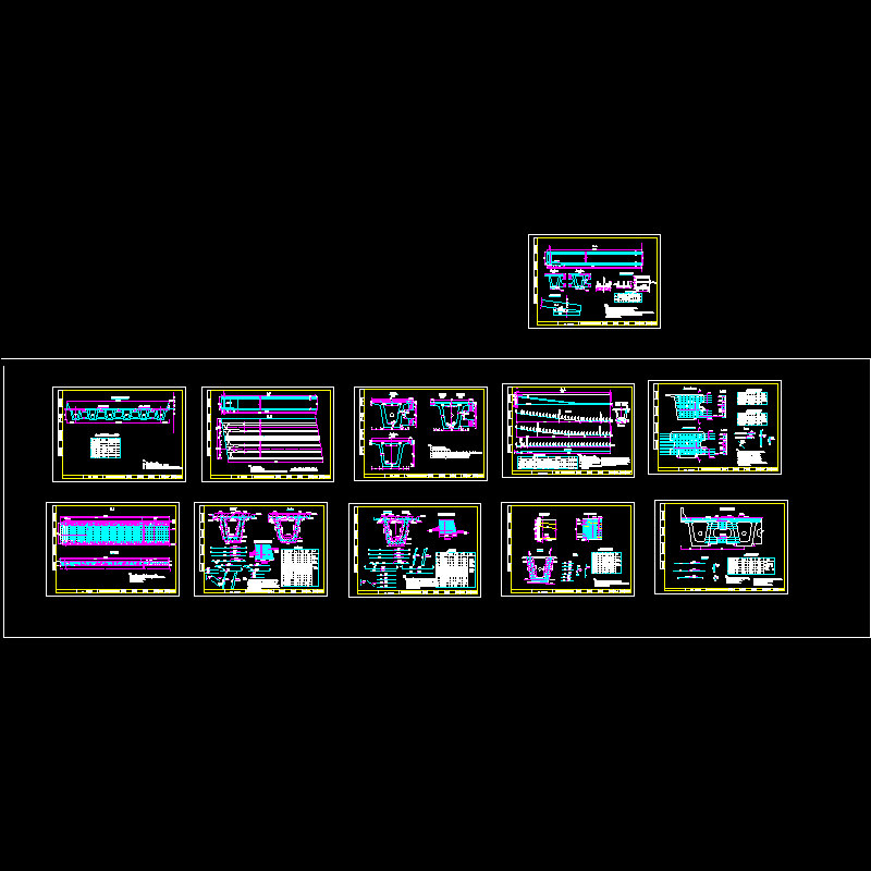 箱梁钢筋布置 - 1