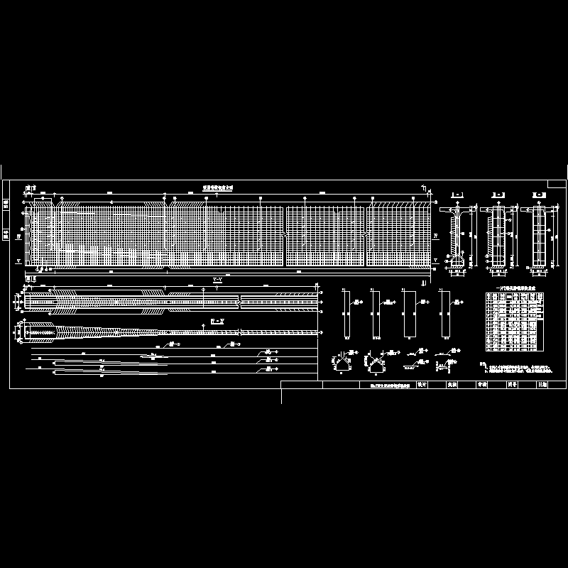 50mt梁主梁梁肋钢筋构造图.dwg