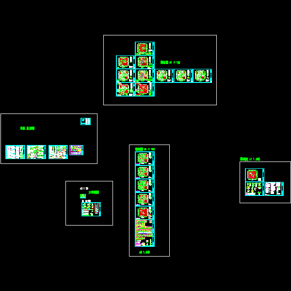 26层高层住宅结构CAD施工大样图(dwg)(7度抗震)(乙级桩基础)