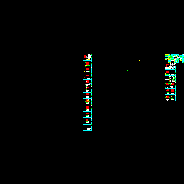 3层邮政局综合楼框架结构CAD施工图纸(dwg)(6度抗震)(丙级独立基础)