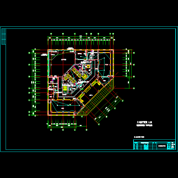16层电力平面图纸(F10电CAD施工图纸-电力图纸)(dwg)