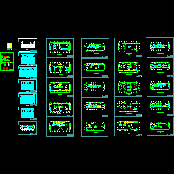 [CAD图]县城民政大楼电气(dwg)