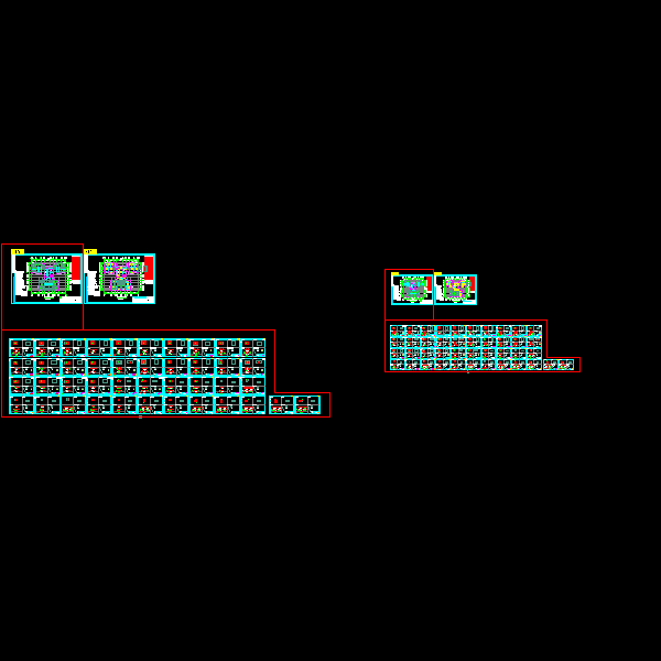 [CAD图]知名房产8#9#标准层楼板拆分(dwg)