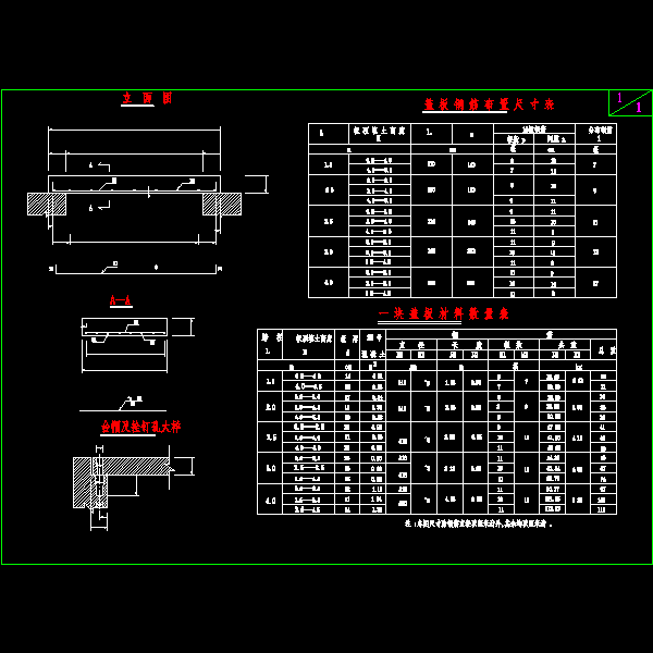 钢筋砼盖板涵盖板构造图(@=0)111.dwg