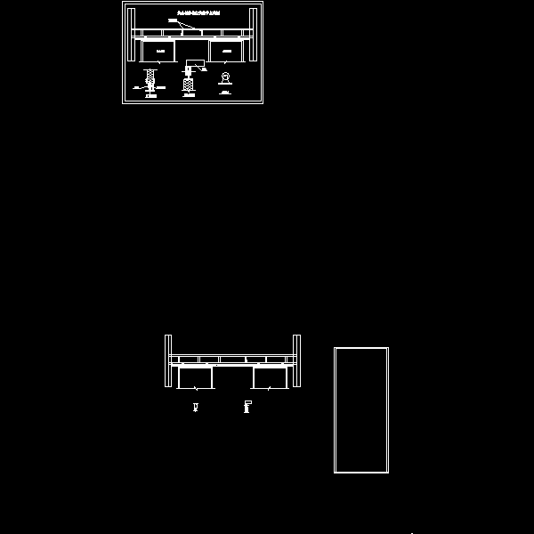 一份复合板门安装节点简CAD图纸(结构)
