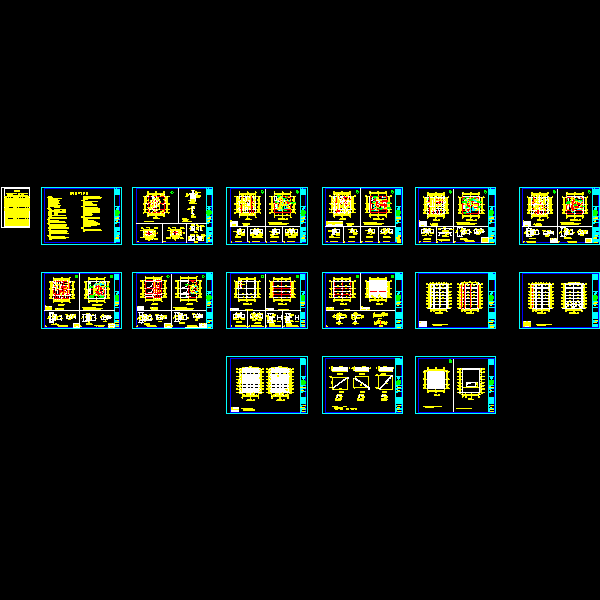 型钢框架结构.dwg