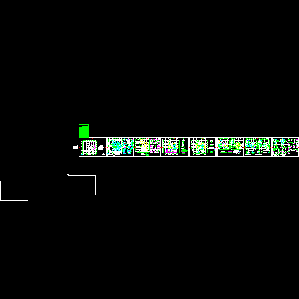 2层框架别墅结构CAD施工图纸(dwg)(二级结构安全)