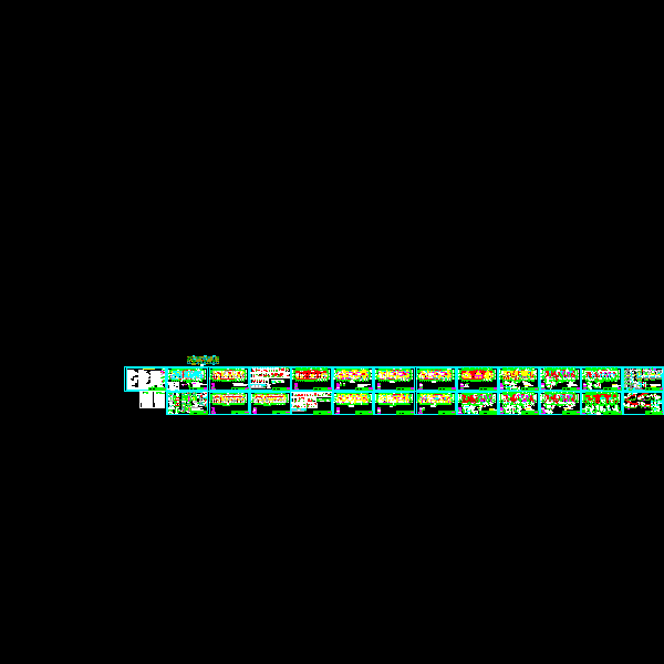 框剪结构住宅楼结构CAD施工图纸（11层桩基础）(dwg)(7度抗震)