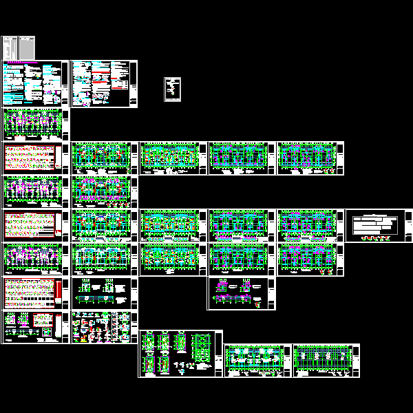 29层剪力墙住宅结构设计CAD施工大样图(dwg)(7度抗震)(筏形基础)