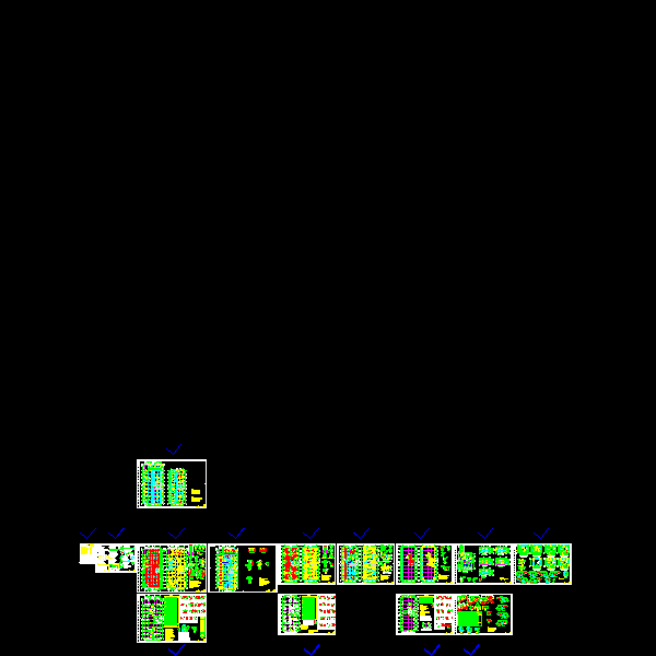 29层框架剪力墙大厦结构设计CAD施工图纸(dwg)(二级结构安全)