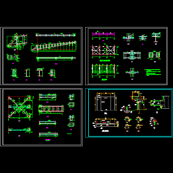 钢结构雨棚.dwg