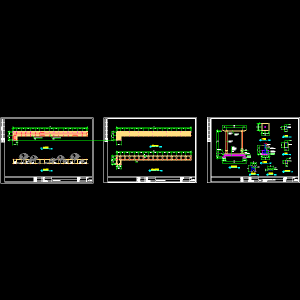 长廊CAD施工图纸(dwg)