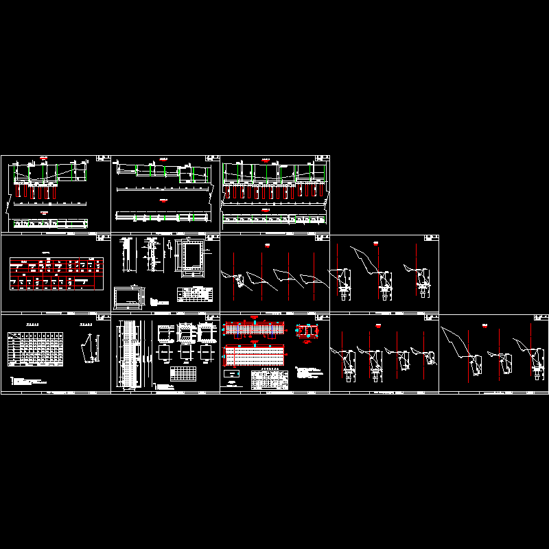 边坡路堑挡土墙图.dwg