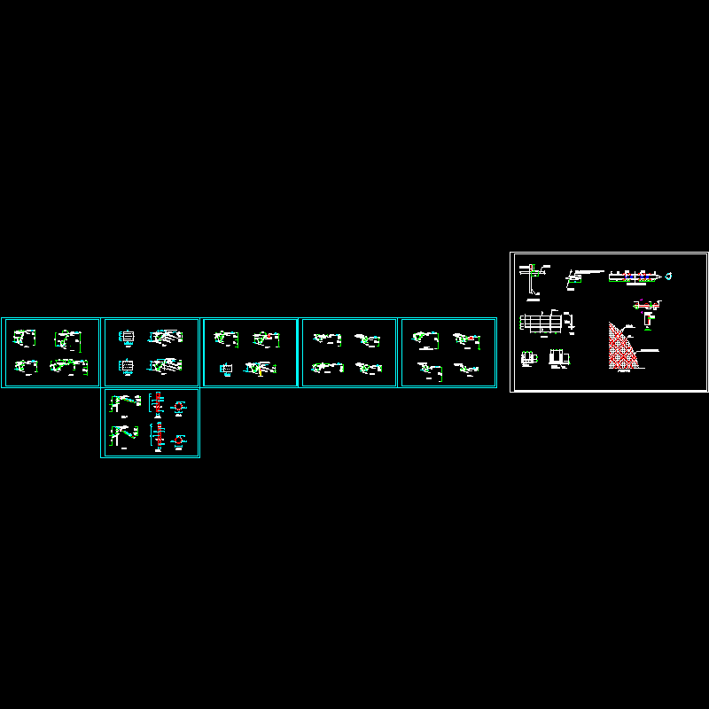 基坑支护剖面图.dwg