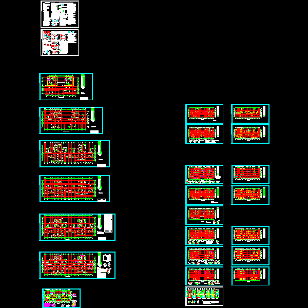 29层剪力墙住宅结构CAD施工图纸(dwg)(7度抗震)(乙级筏形基础)