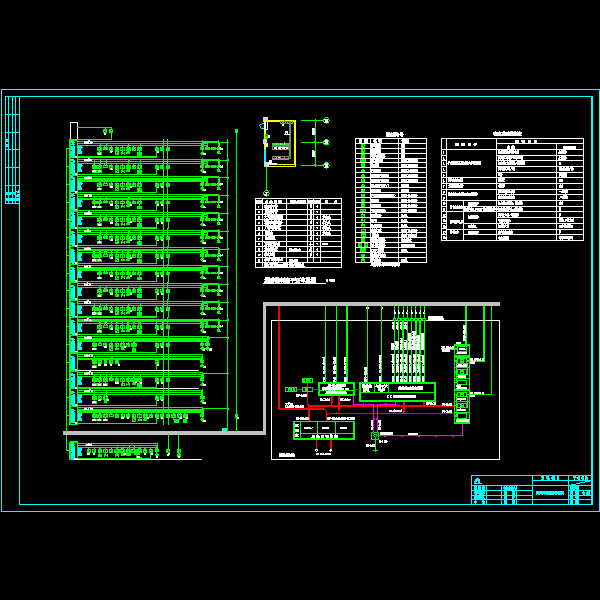 火宅报警系统CAD图纸(dwg)