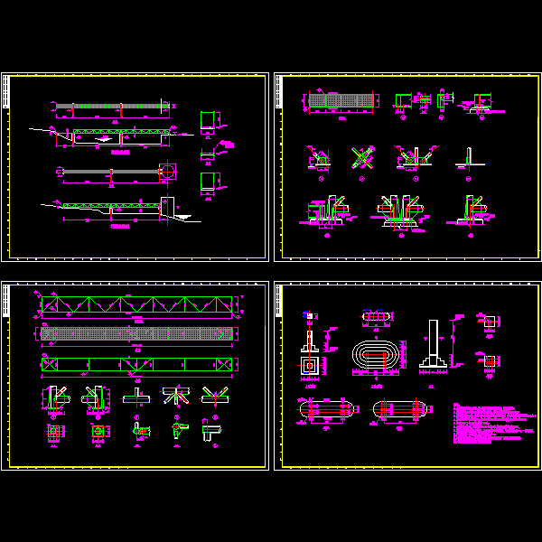 钢结构桥图纸 - 1