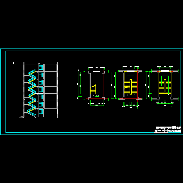 楼梯平面及剖面#1+0.5.dwg