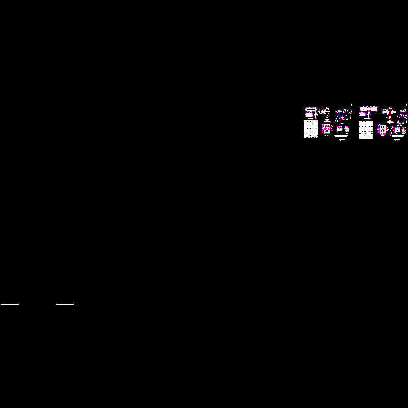 道路工程指路标志设计CAD图纸(dwg)