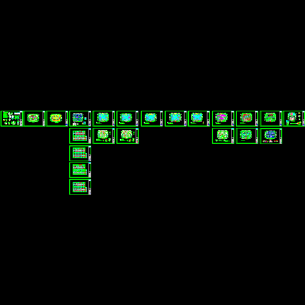 18层住宅结构CAD施工图纸(dwg)(桩基础)