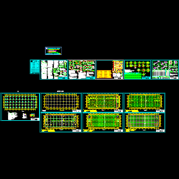 2层商铺4-4b结构CAD施工图纸(dwg)(丙级独立基础)(二级结构安全)