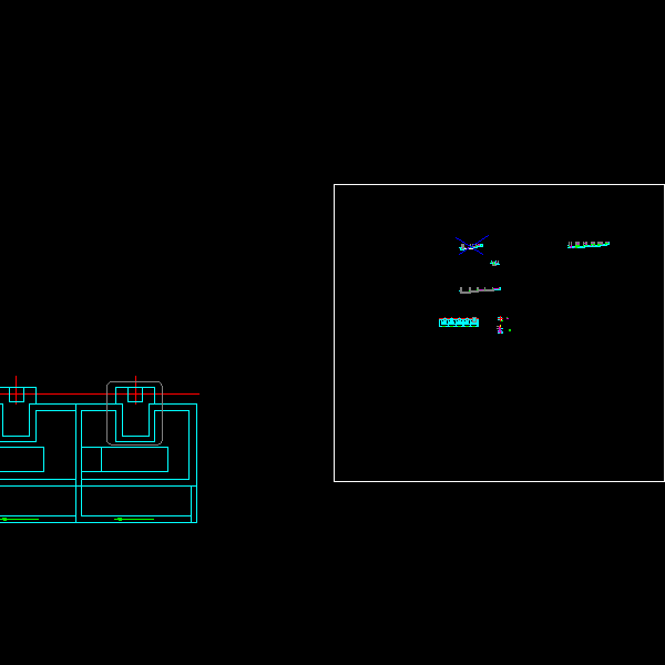 js－14~15 北入口两侧水景结构图.dwg