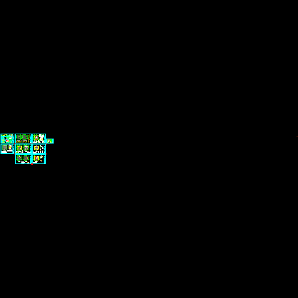 3层框架结构商业楼结构CAD施工图纸(dwg)(丙级独立基础)