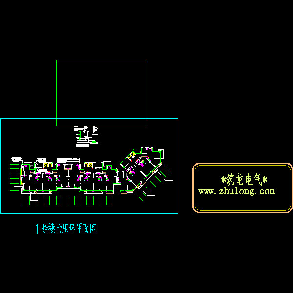 1号楼均压环平面图.dwg