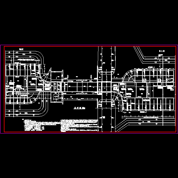 某12.4m宽船闸布置图1.dwg