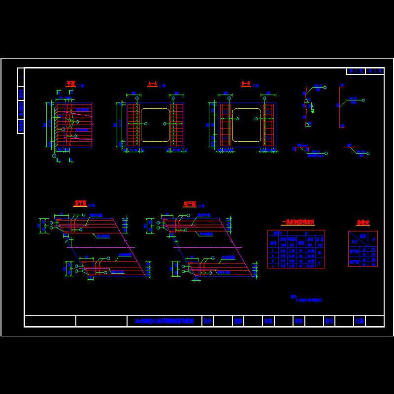 20m预制空心板封锚端钢筋构造图.dwg